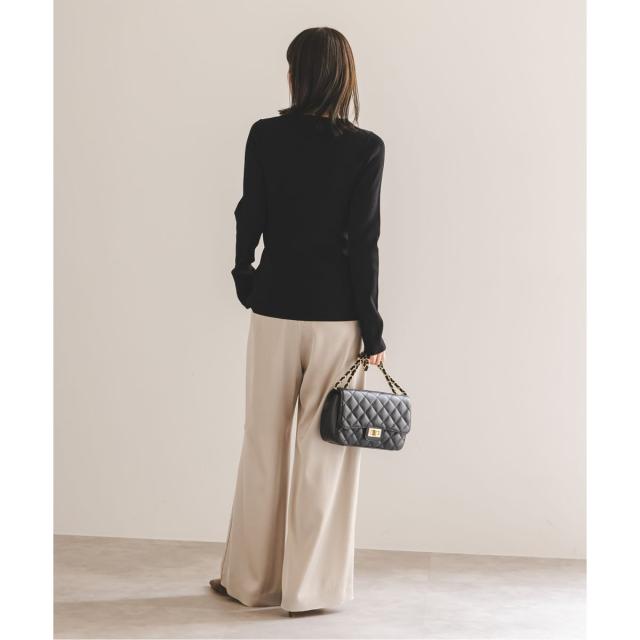 ノーブル（Noble）/《WEB限定追加》レースアップリブニット