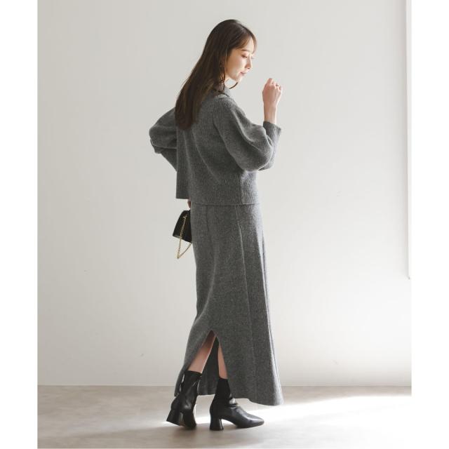 ノーブル（Noble）/《NOBLE別注》Venit/ヴェニット ネップツイードパフスリーブカーディガン