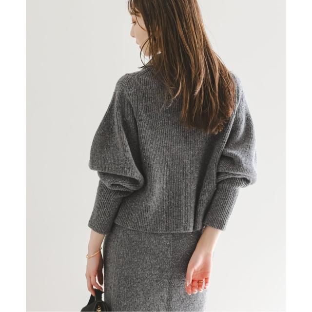 ノーブル（Noble）/《NOBLE別注》Venit/ヴェニット ネップツイードパフスリーブカーディガン