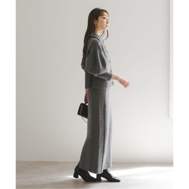 ノーブル（Noble）/《NOBLE別注》Venit/ヴェニット ネップツイードパフスリーブカーディガン