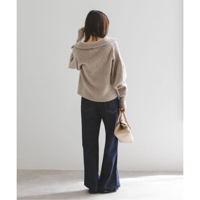 ノーブル（Noble）/《NOBLE別注》Venit/ヴェニット ネップツイードパフスリーブカーディガン