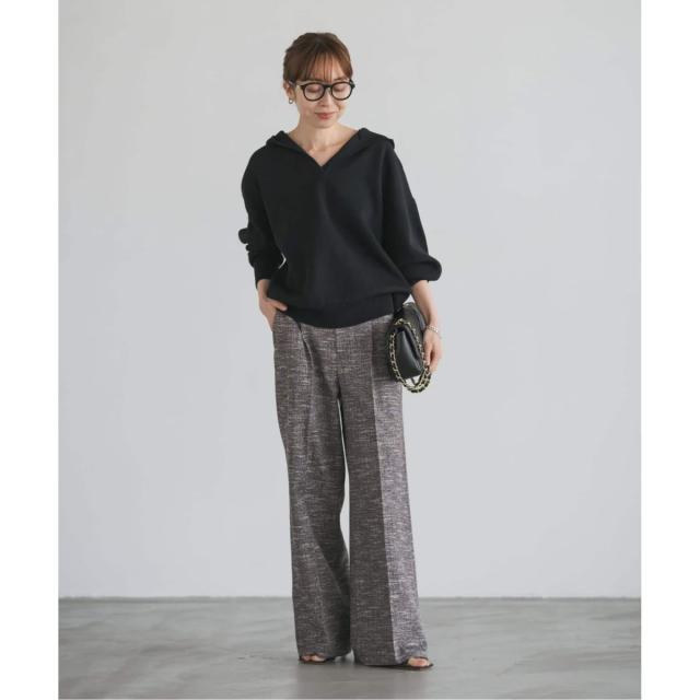 ノーブル（Noble）/《追加》接結タック編みフードプルオーバー