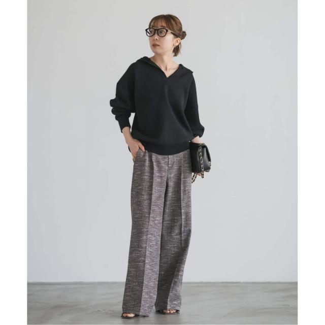 ノーブル（Noble）/《追加》接結タック編みフードプルオーバー