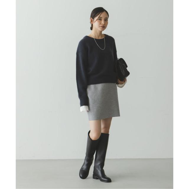 ノーブル（Noble）/《追加》接結タック編みミニスカート