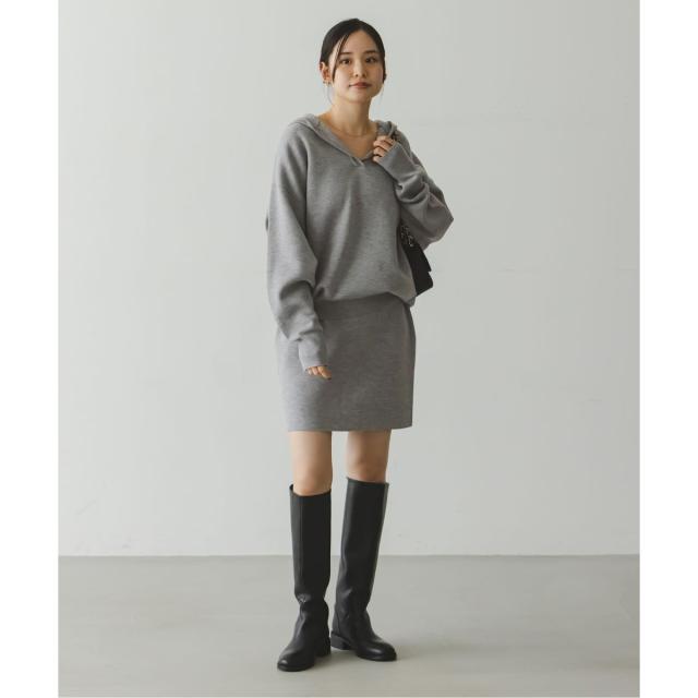 ノーブル（Noble）/《追加》接結タック編みミニスカート