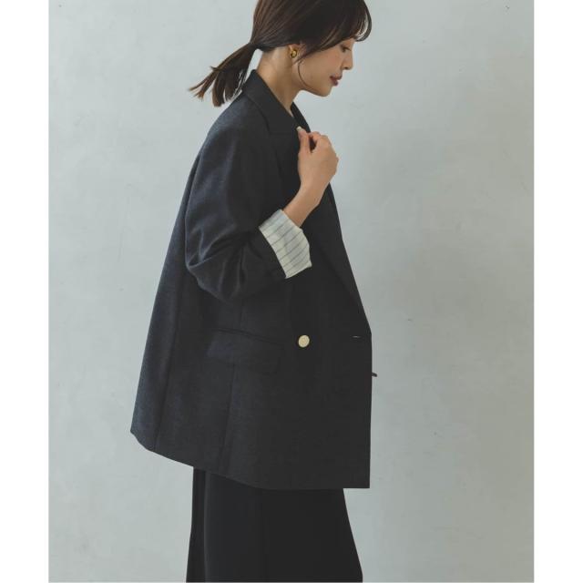 ノーブル（Noble）/《追加》《WEB・一部店舗カラー》ウールフラノピークドラペルジャケット