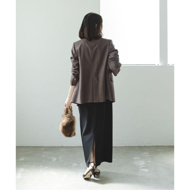 ノーブル（Noble）/《追加》《WEB・一部店舗カラー》ウールフラノピークドラペルジャケット