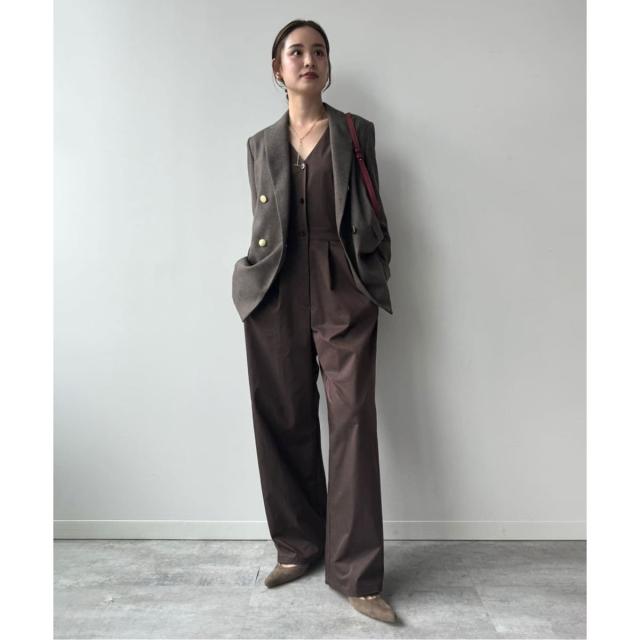 ノーブル（Noble）/《追加》《WEB・一部店舗カラー》ウールフラノピークドラペルジャケット