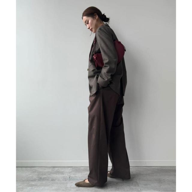 ノーブル（Noble）/《追加》《WEB・一部店舗カラー》ウールフラノピークドラペルジャケット