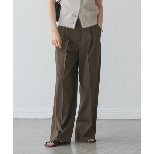 ノーブル（Noble）/《追加》エステルツイルストレッチスラックスパンツ