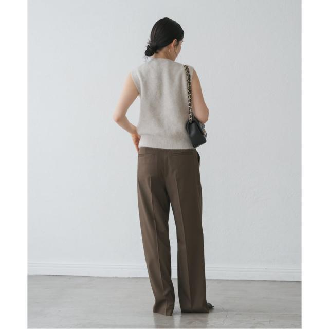 ノーブル（Noble）/《追加》エステルツイルストレッチスラックスパンツ