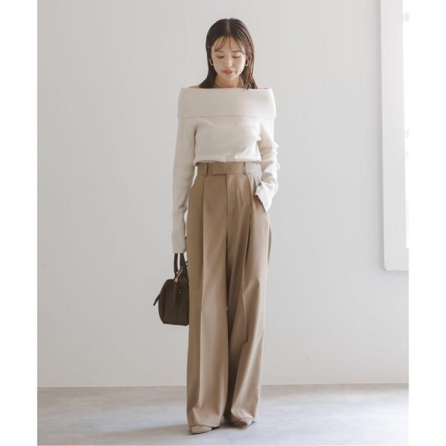 ノーブル（Noble）/《追加》エステルツイルストレッチスラックスパンツ