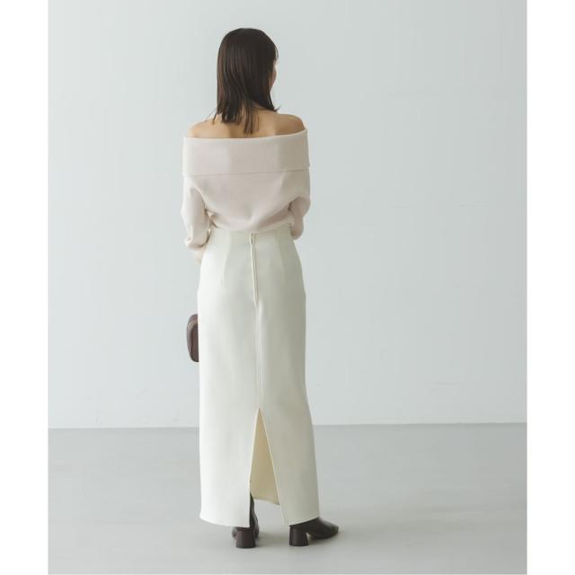 ノーブル（Noble）/ラメmixオフショルニット