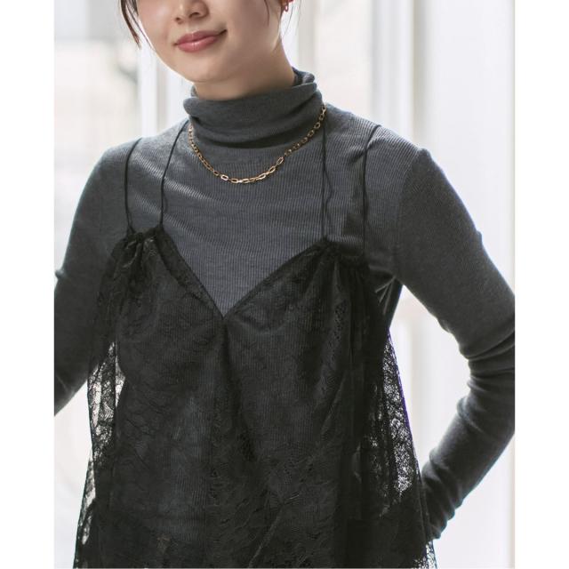 ノーブル（Noble）/《追加予約》ラッセルレースギャザーキャミ