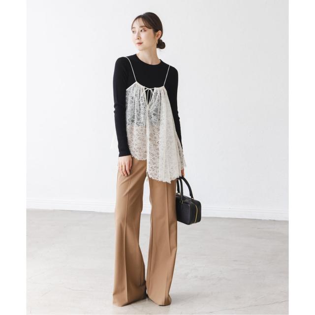 ノーブル（Noble）/《追加予約》ラッセルレースギャザーキャミ