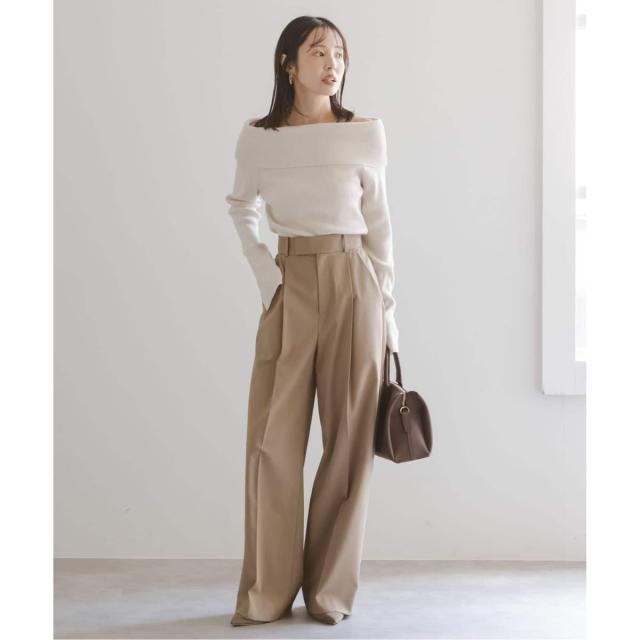 ノーブル（Noble）/《追加2》エステルツイルストレッチスラックスパンツ