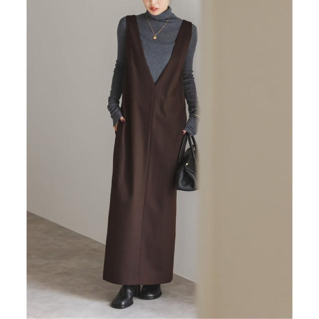 ノーブル（Noble）/《WEB限定追加2》ストレートVネックワンピース