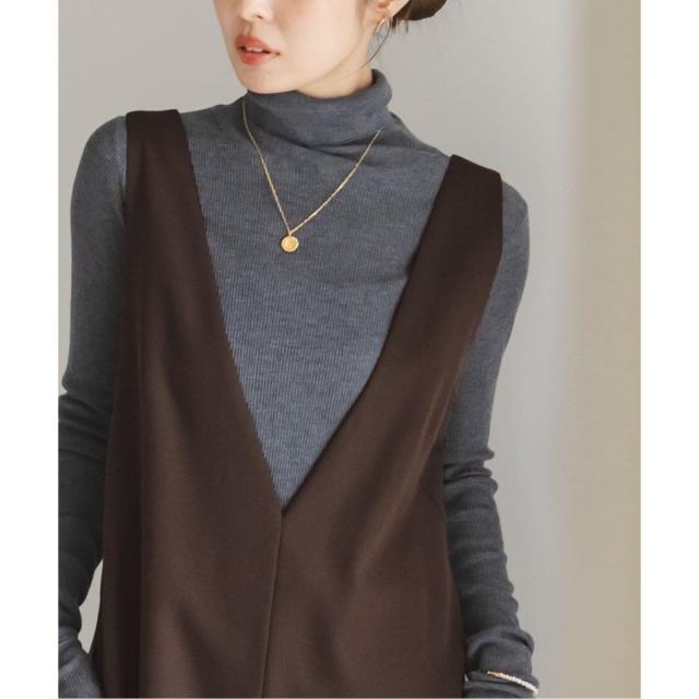 ノーブル（Noble）/《WEB限定追加2》ストレートVネックワンピース