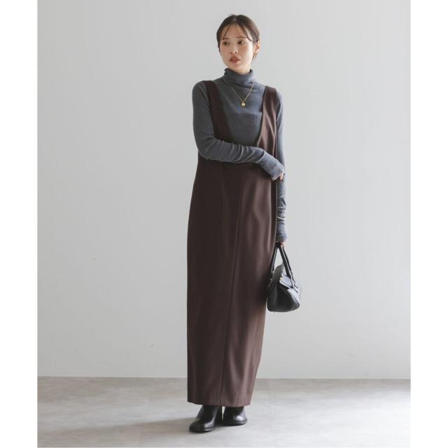 ノーブル（Noble）/《WEB限定追加2》ストレートVネックワンピース