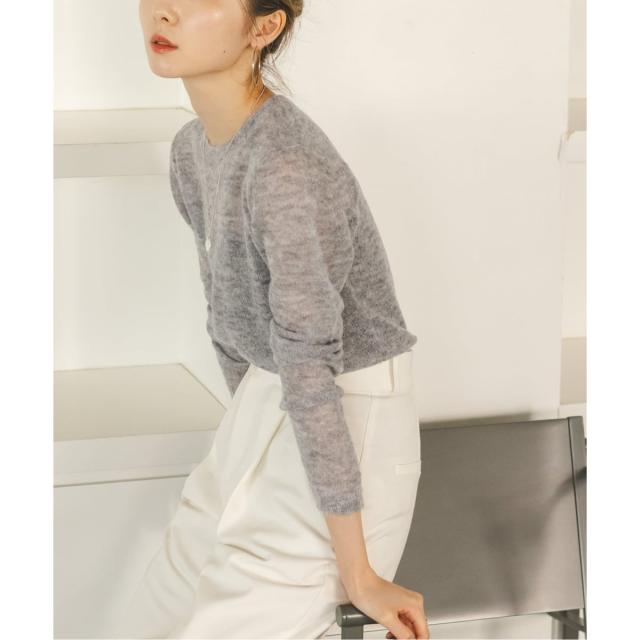 ノーブル（Noble）/《WEB限定追加》ファインアルパカウールシアーニット