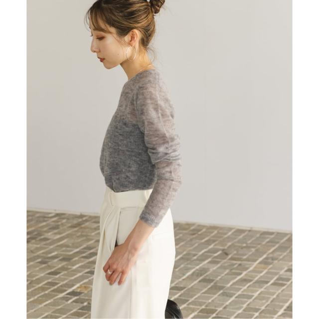 ノーブル（Noble）/《WEB限定追加》ファインアルパカウールシアーニット