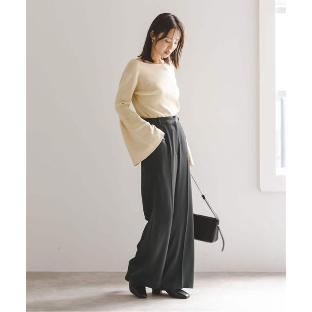 ノーブル（Noble）/《追加2》【洗える】ルナサテンベルテッドパンツ