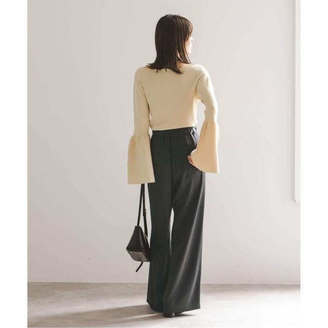 ノーブル（Noble）/《追加2》【洗える】ルナサテンベルテッドパンツ