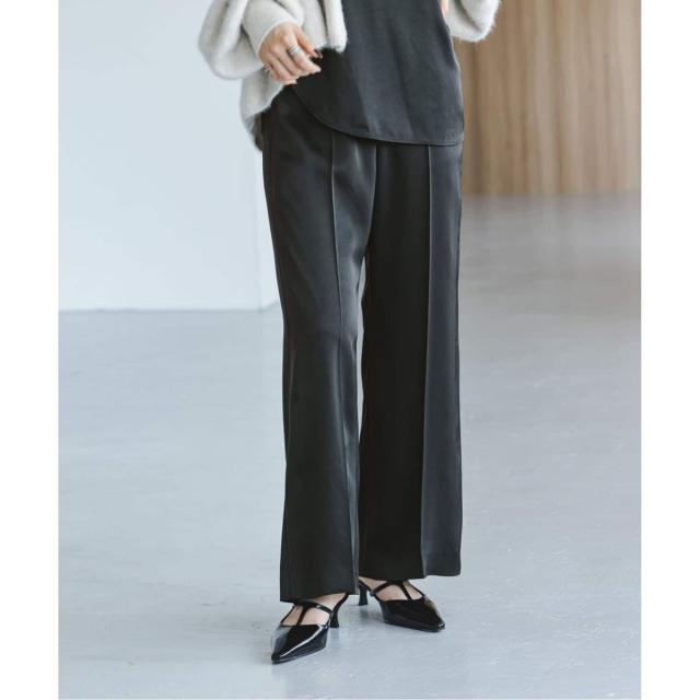 ノーブル（Noble）/《追加2》【洗える】ルナサテンベルテッドパンツ