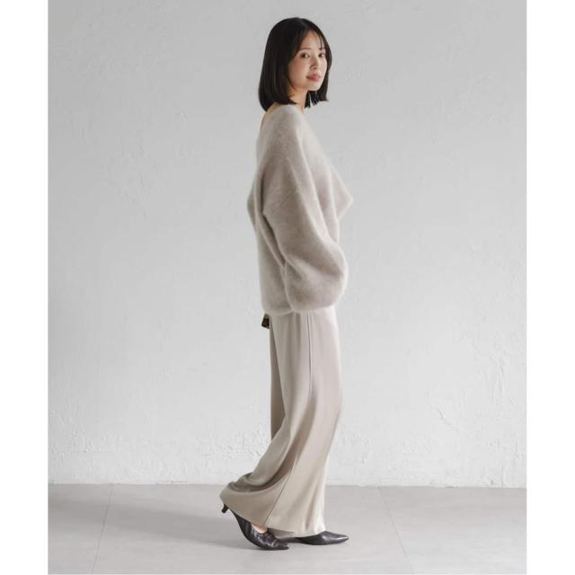 ノーブル（Noble）/《追加2》【洗える】ルナサテンベルテッドパンツ