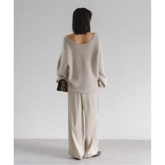 ノーブル（Noble）/《追加2》【洗える】ルナサテンベルテッドパンツ