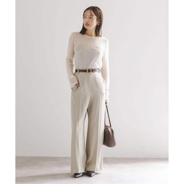 ノーブル（Noble）/《追加2》【洗える】ルナサテンベルテッドパンツ