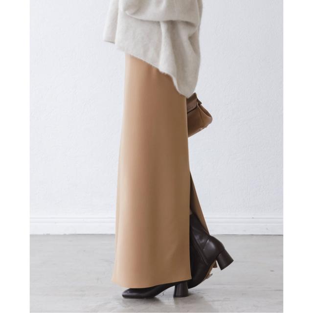 ノーブル（Noble）/《追加》【洗える】コンフォートジャージーライクタイトスカート7