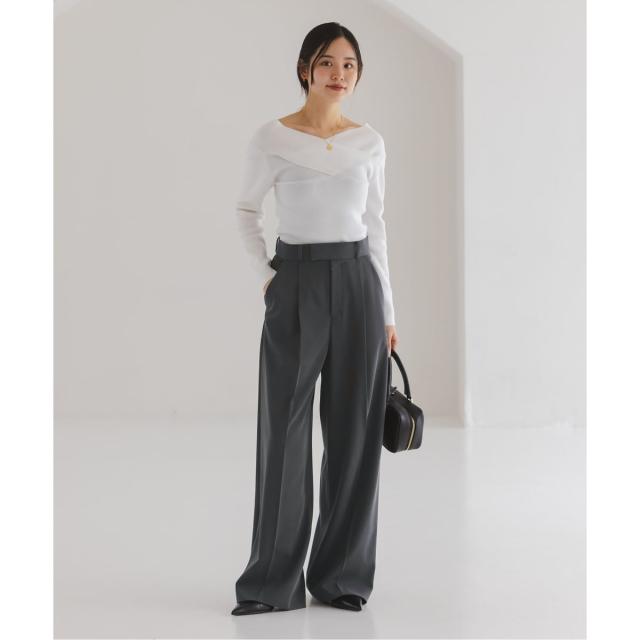 ノーブル（Noble）/《26SS先行予約》フローツイルスラックスパンツ