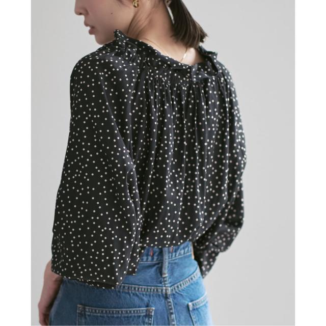 ノーブル（Noble）/《26SS先行予約》スタンドフリルボウタイブラウス