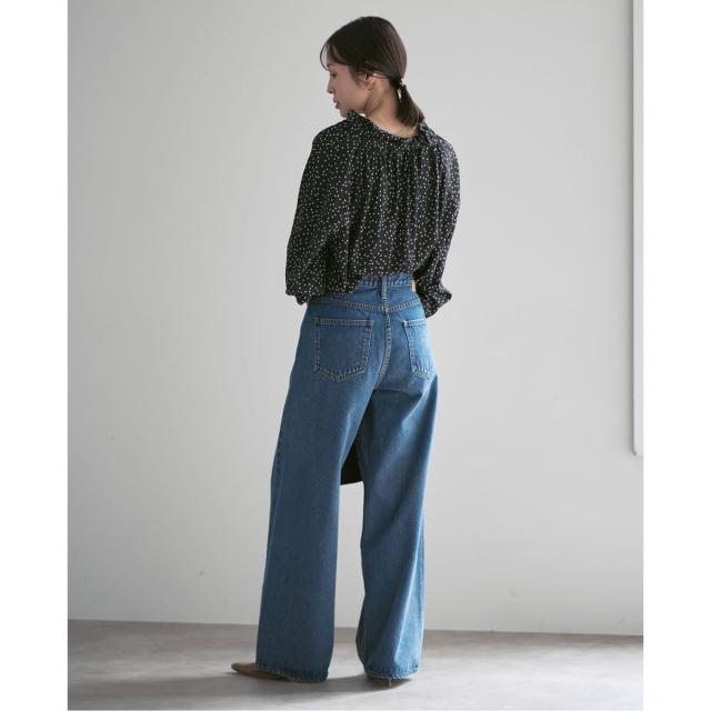 ノーブル（Noble）/《26SS先行予約》スタンドフリルボウタイブラウス