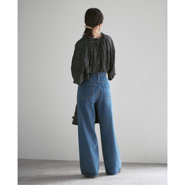 ノーブル（Noble）/《26SS先行予約》スタンドフリルボウタイブラウス