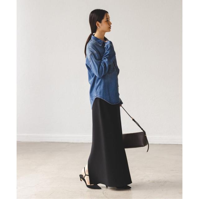 ノーブル（Noble）/《26SS先行予約・追加》【洗える】コンフォートジャージーライクタイトスカート8