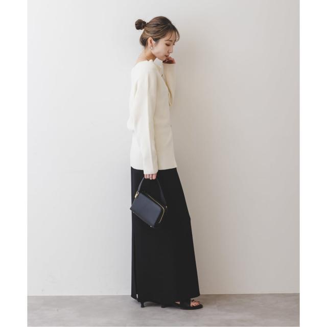ノーブル（Noble）/《26SS先行予約・追加》【洗える】コンフォートジャージーライクタイトスカート8