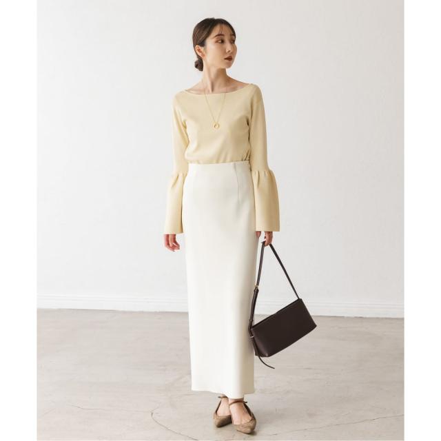 ノーブル（Noble）/《26SS先行予約・追加》【洗える】コンフォートジャージーライクタイトスカート8