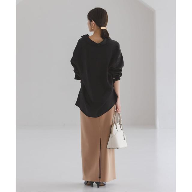 ノーブル（Noble）/《26SS先行予約》ルナサテンドレープシャツ