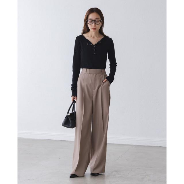 ノーブル（Noble）/《26SS先行予約》シアーテレコヘンリーネックプルオーバー