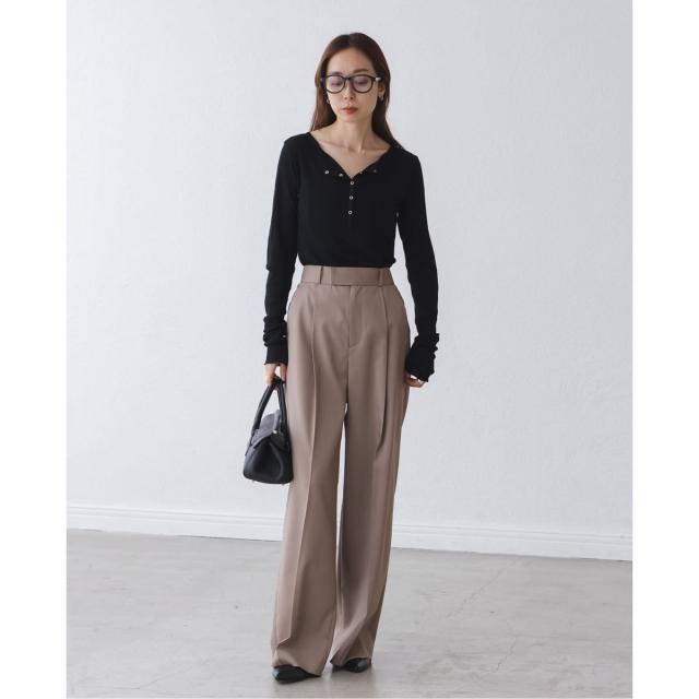 ノーブル（Noble）/《26SS先行予約》シアーテレコヘンリーネックプルオーバー