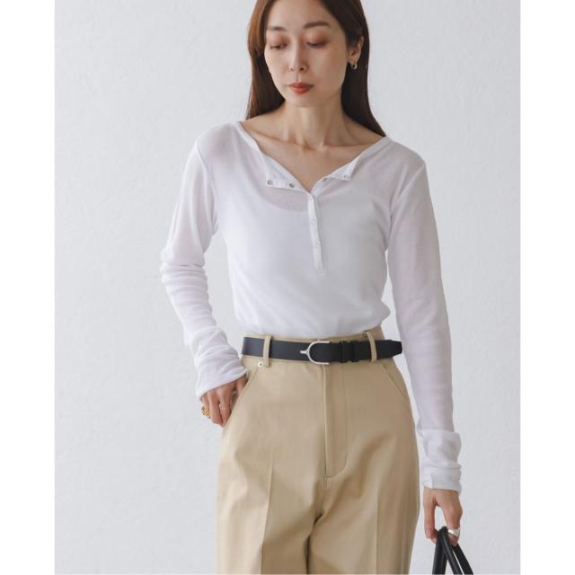 ノーブル（Noble）/《26SS先行予約》シアーテレコヘンリーネックプルオーバー