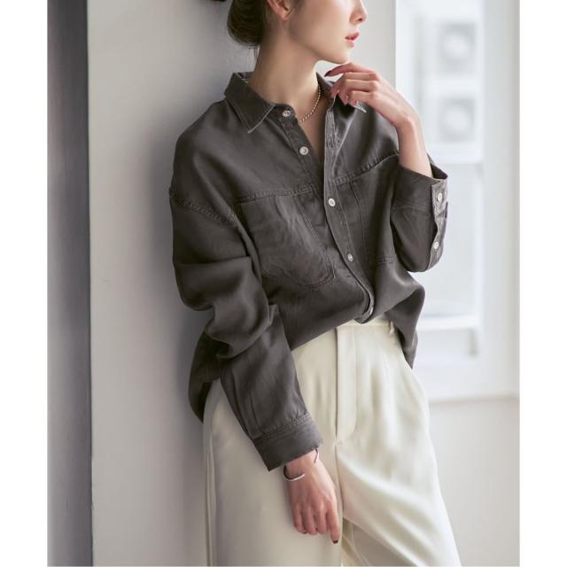 ノーブル（Noble）/《26SS先行予約》フェードカラービッグポケットシャツ