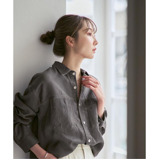 ノーブル（Noble）/《26SS先行予約》フェードカラービッグポケットシャツ