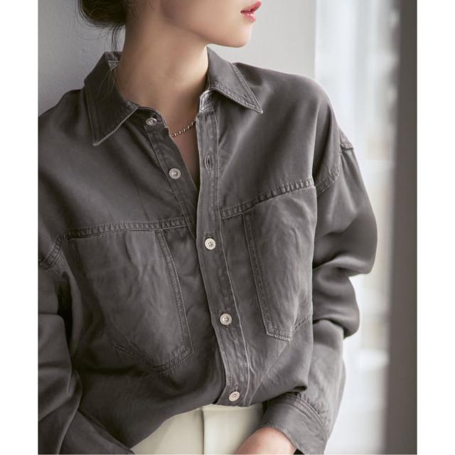 ノーブル（Noble）/《26SS先行予約》フェードカラービッグポケットシャツ