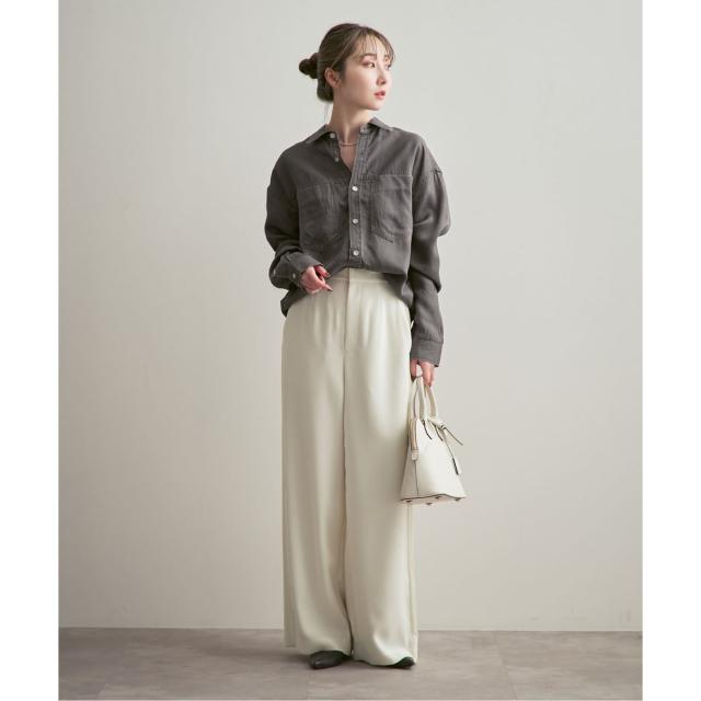ノーブル（Noble）/《26SS先行予約》フェードカラービッグポケットシャツ