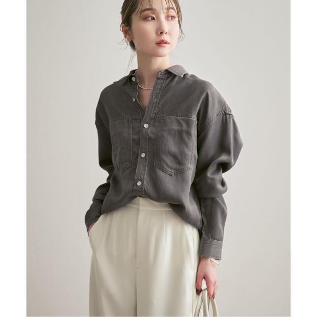 ノーブル（Noble）/《26SS先行予約》フェードカラービッグポケットシャツ