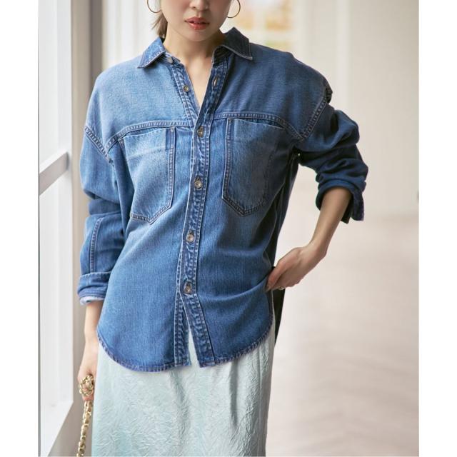 ノーブル（Noble）/《26SS先行予約》フェードカラービッグポケットシャツ