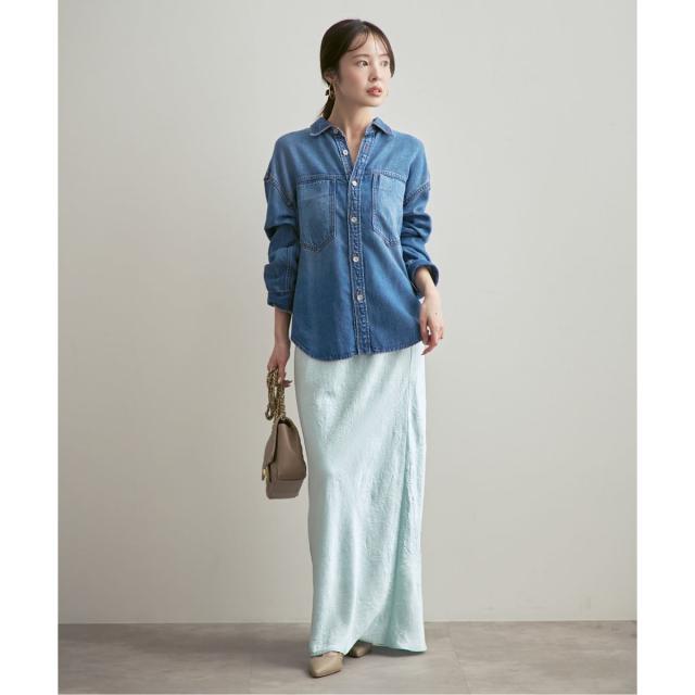 ノーブル（Noble）/《26SS先行予約》フェードカラービッグポケットシャツ